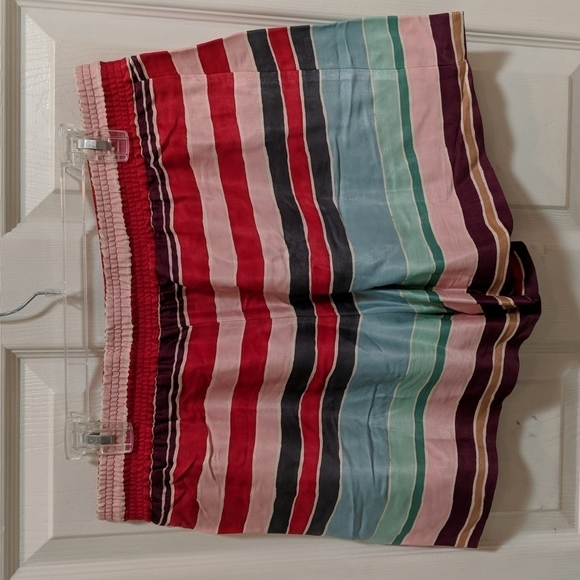 Loft Women's NWOT Striped Shorts w/Drawstring Size Medium - Picture 2 of 4